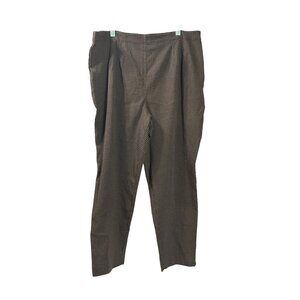 Vintage Y2K Lane Bryant Womens Plaid Skinny Pants Size 22 Dark Academia